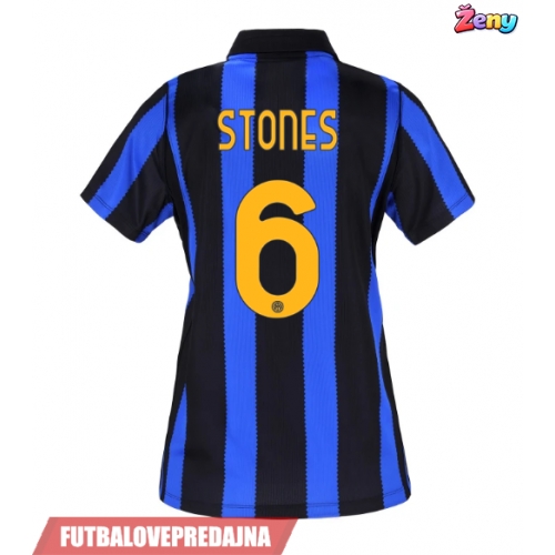 Lacne Ženy Futbalové dres Inter Milan John Stones #6 2026-27 Krátky Rukáv - Domáci